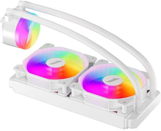 1STPLAYER Thunderstorm TS2 240W Υδρόψυξη AIO CPU με 2 Ανεμιστήρες 120mm και ARGB Φωτισμό Λευκή