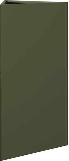 vidaXL Set of 2 Metallic Flower Pots Lime Green 40x34.5x70cm