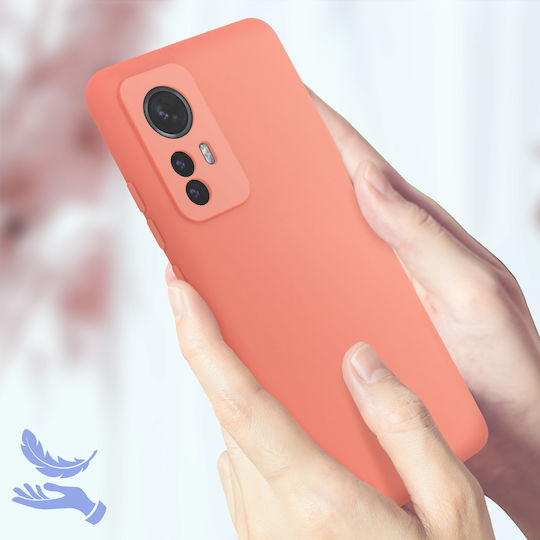 Case Xiaomi 12 Pro Silicone Semi-rigid Soft-touch Finish Pink