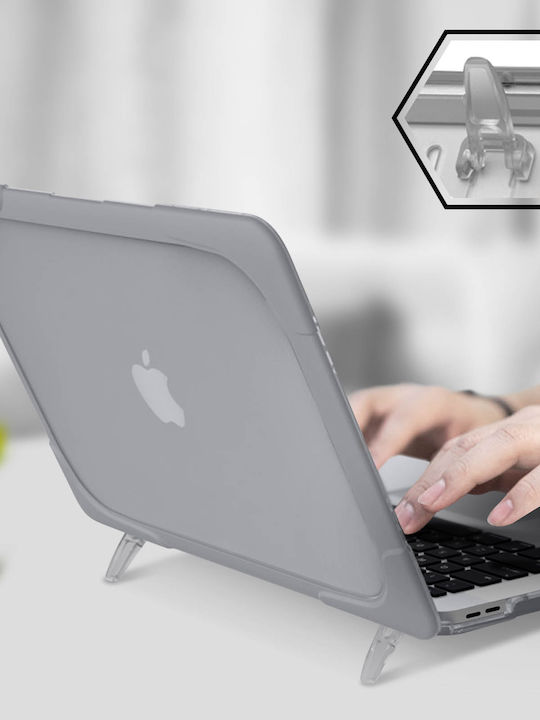 Avizar Rigid Soft Contour Θήκη για Laptop Macbook Pro 16 2019 Contour Gray