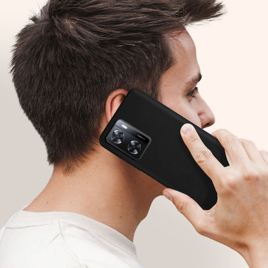 Carcasă Oppo A57 A57s Rezistentă Gel Siliconic Flexibil Negru