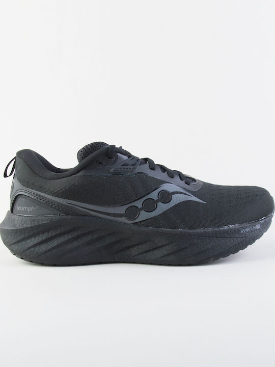 Saucony Triumph 22 Damen Sportschuhe Laufen Schwarze