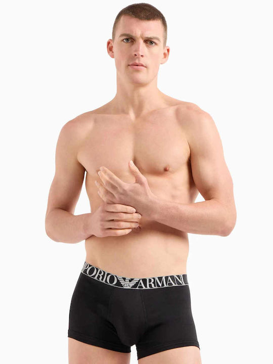 Emporio Armani Herren Boxershorts Schwarz 3Packung