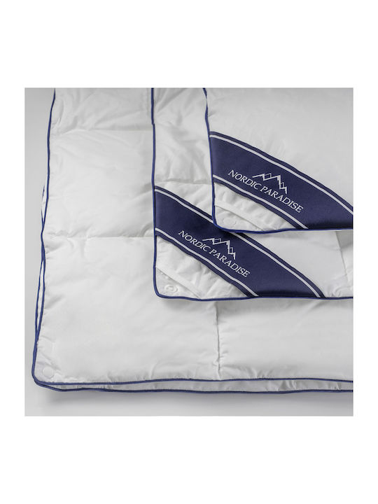 Nordic Paradise Bettdecke Einzelbett Daunen 160x220cm Weiß