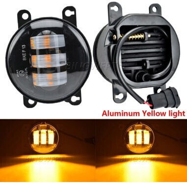 Rundς Nebelscheinwerfer Auto LED 12 / 24V 30W 9cm mit Weiß Beleuchtung 1Stück