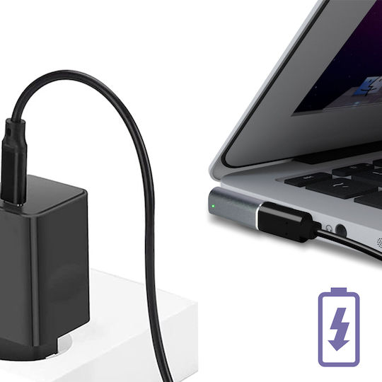 Macbook Magsafe 1 Adapter Usb-c Stromversorgung Kompakt Silber