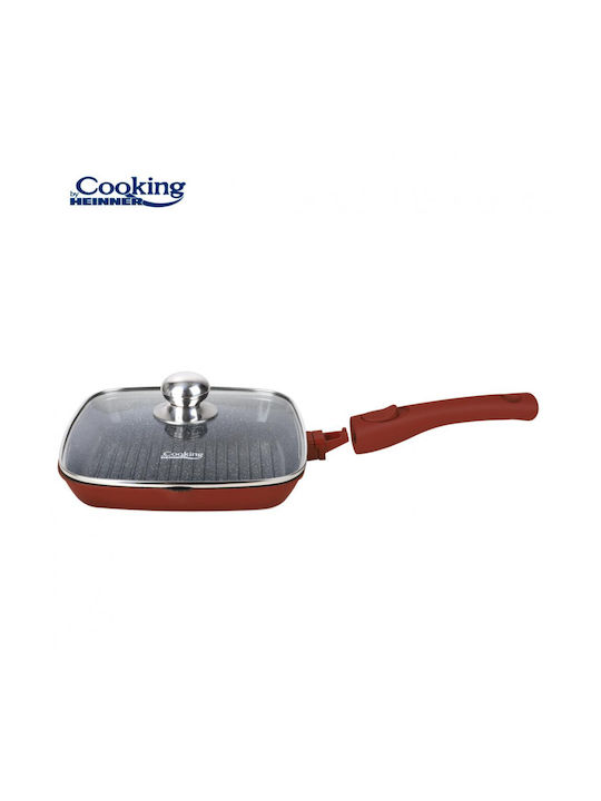 Heinner Calabria Grătar Din Aluminiu Cu Capac Cu Acoperire Ceramică 28cm