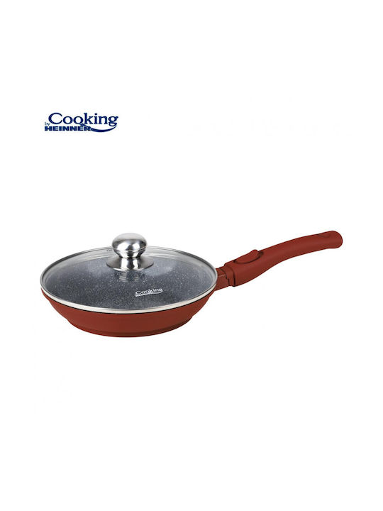 Heinner Heinner Calabria Aluminum Pan with Lid with Ceramic Interior Coating 24cm