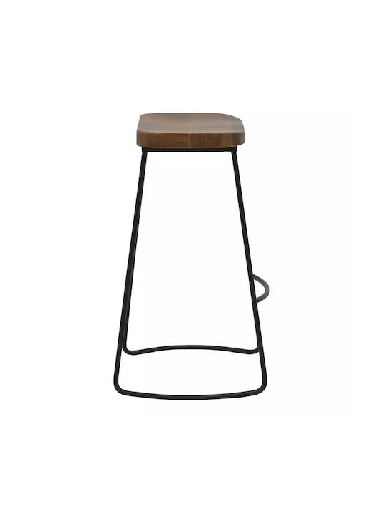 Stool Bar Wooden Lamul Walnut-black 48x42x71cm