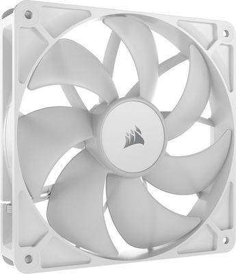 Corsair RS140 Case Fan with ARGB Lighting and Connection 4-Pin PWM 1pcs White