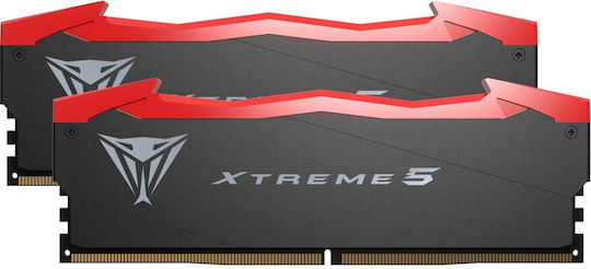 Patriot Viper Extreme 5 48GB DDR5 RAM cu 2 module (2x24GB) și Viteză 8200 pentru Desktop