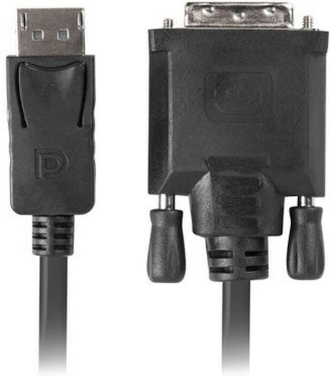 Lanberg Cable DVI-D male - DisplayPort male 1m (CA-DPDV-10CU-0010-BK)