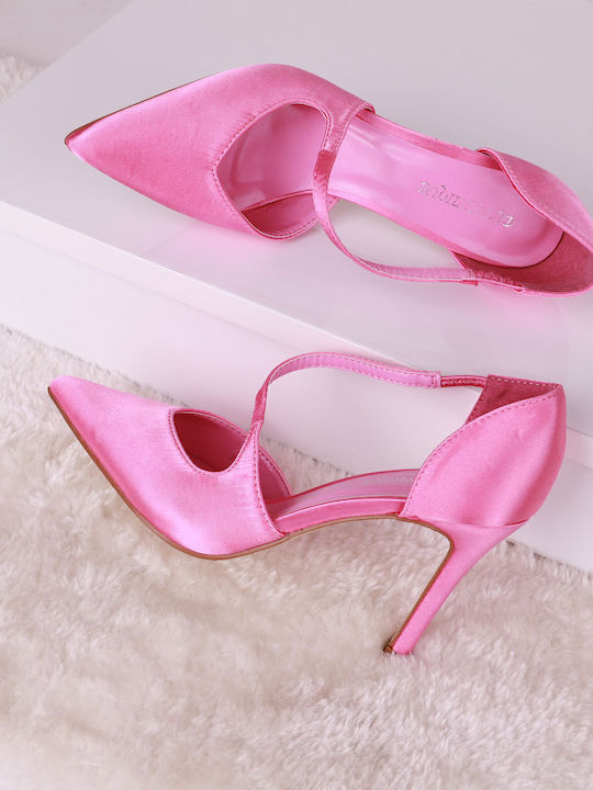 Pumps mit Riemchen Rosa