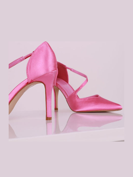 Pumps mit Riemchen Rosa