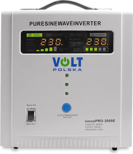 Volt Polska SINUS PRO 2000 E Inverter Ισχύος 1250W (Μονοφασικό) 3SP092012E
