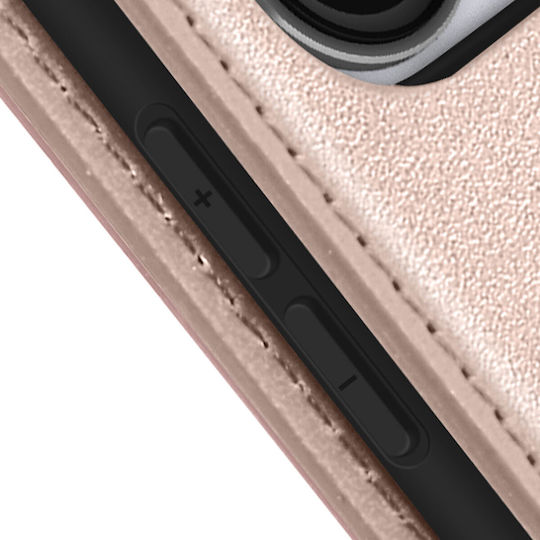Flip Case Oppo Find X5 Lite Magnetic Card Holder Video Support Rose Gold