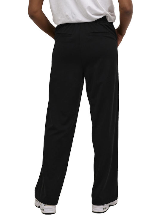 Kaffe Damen Hoch tailliert Stoff Hose mit Gummizug Black Kaffe Damen Hoch tailliert Stoff Hose mit Gummizug Black