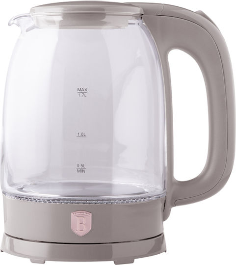Berlinger Haus Βραστήρας 1.7lt 2200W Καφέ