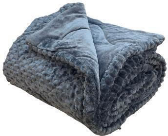 Linea Home Κουβερτοπάπλωμα Υπέρδιπλο 220x240εκ. Γκρί
