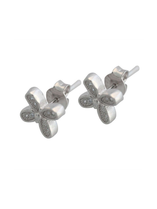 Earrings In 925 Silver Butterfly Stones