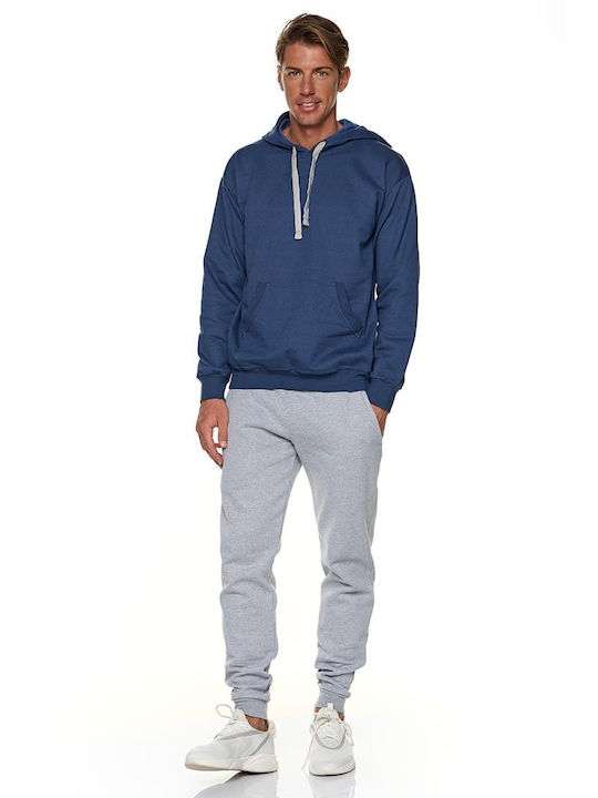 Bodymove # Sweatshirt with Hood Blue