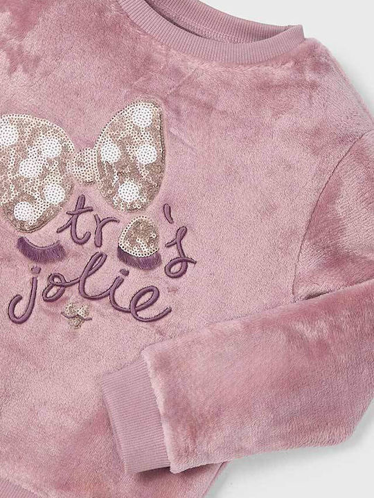 Kinderpullover Langarm Rosa