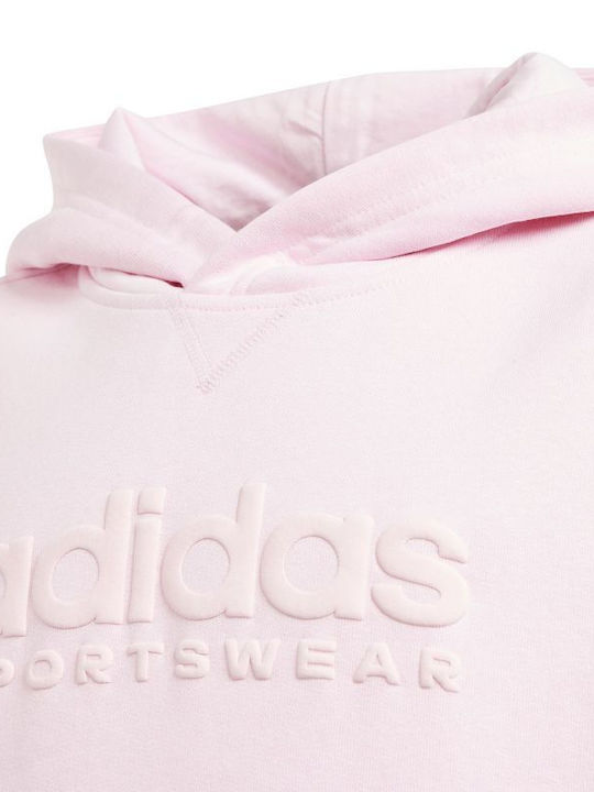 Adidas Kids Sweatshirt with Hood Pink