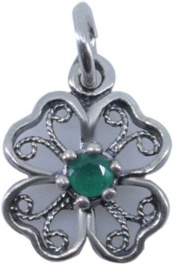Metallic Pendant Motif for Jewelry from 925 Silver