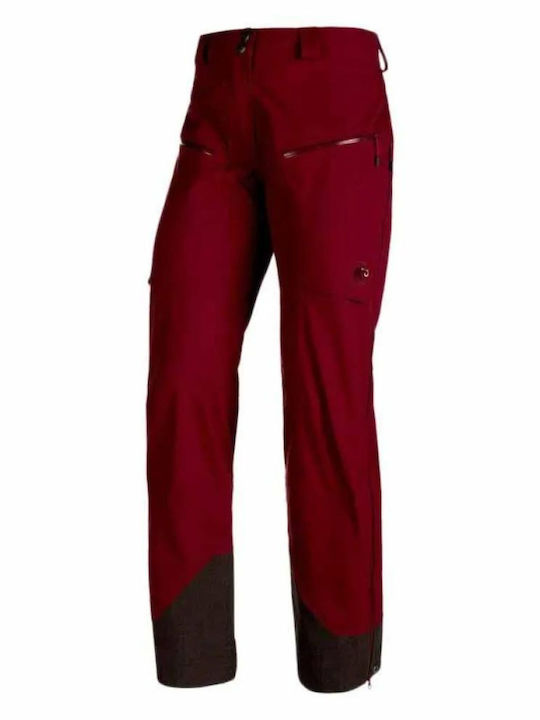 Mammut 1020-10570-6007 Women's Trousers for Ski & Snowboard Red