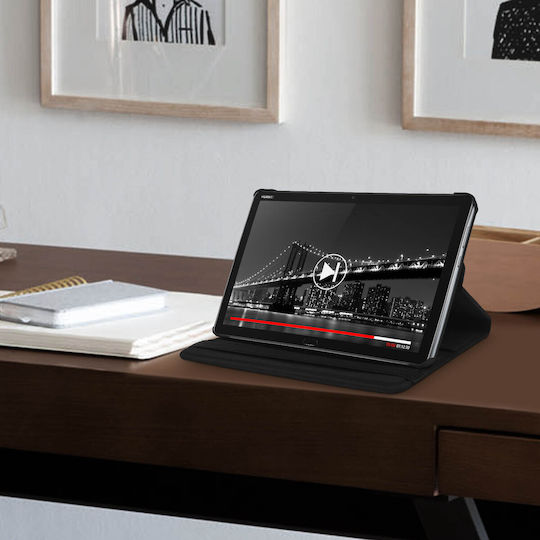 Avizar Флип Капак Въртящ Се Черен Huawei MediaPad M5 Lite