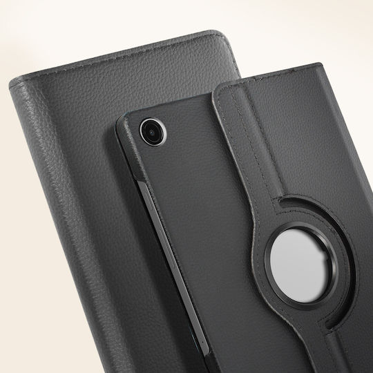 Akashi Flip Cover Rotativă Neagră Samsung Galaxy Tab A9 Plus