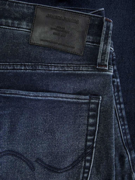 Jack & Jones Pantaloni de Bărbați din Jean în Croială Slim Albastru marin