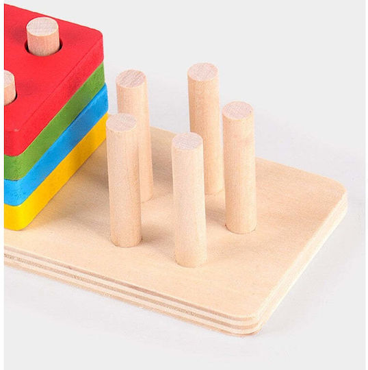 Shape Sorting Toy made of Wood for 36++ Months (Various Designs/Assortments of Designs) 1pc