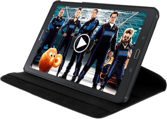 Avizar Flip Cover Rotierende Schwarze (Samsung Galaxy Tab E 9.6)