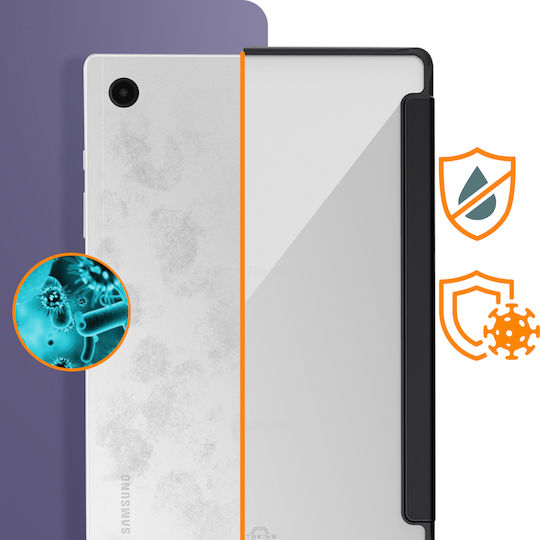 ITSkins Flip Cover Μαύρη (Samsung Galaxy Tab A8 10.5)