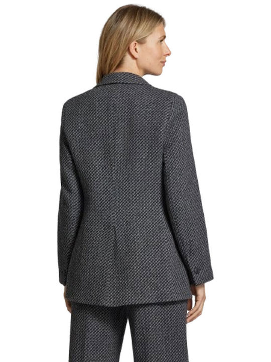 Emporio Armani Damen Blazer Grey Melange