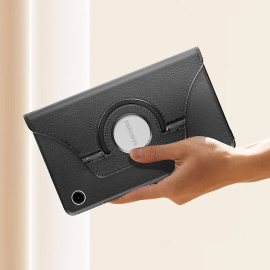 Akashi Flip Cover Rotativă Neagră Samsung Galaxy Tab A9