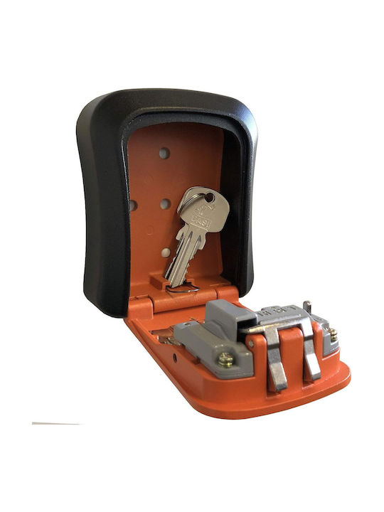 Basi SSZ 200 Wall-mounted Combination Key Holder Metallic with Combination Dial 9.6x4x11cm