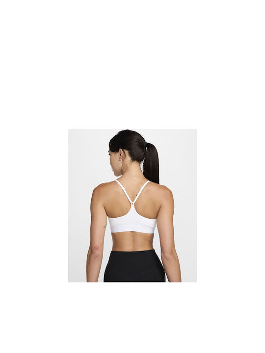 Nike Dri-Fit Indy Women's Sports Bra with Light Padding white