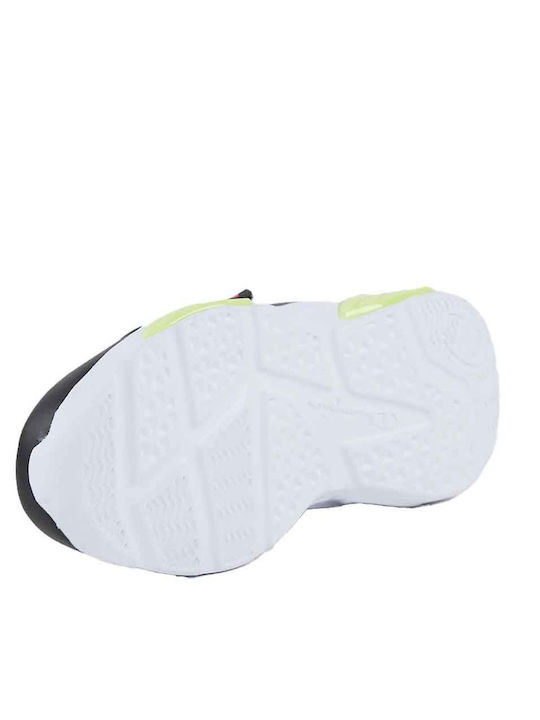 Wave PU Low Cut K Детски Спортни Обувки Running с Велкро Черни