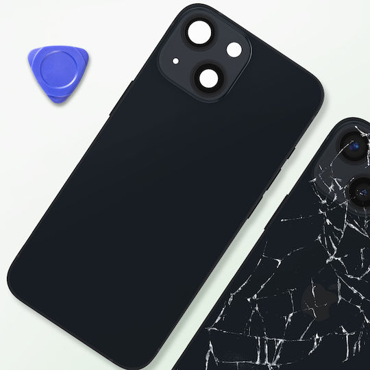 Clappio Batterieabdeckung Schwarz für iPhone 13 Mini
