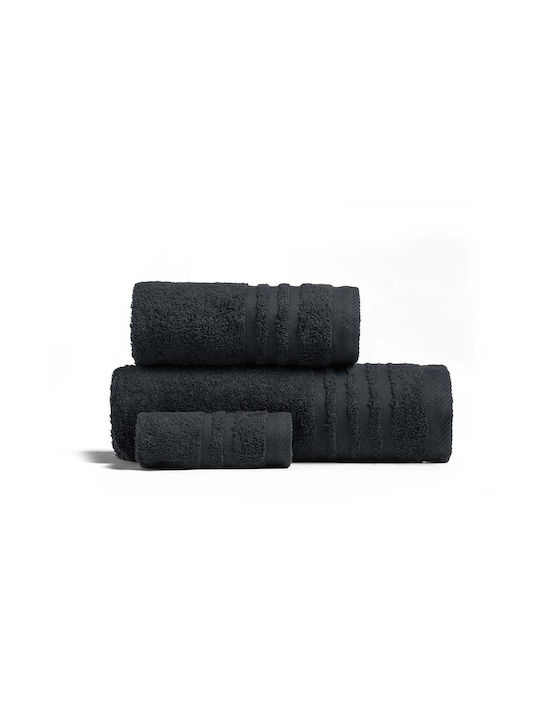 Melinen 3pc Bath Towel Set Premio Dark Blue