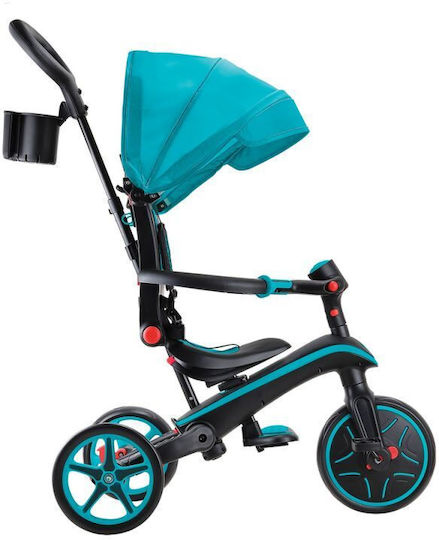 Globber Explorer Trike Πτυσσόμενο & Μετατρεπόμενο 4 σε 1 για 2-5 Ετών Μπλε
