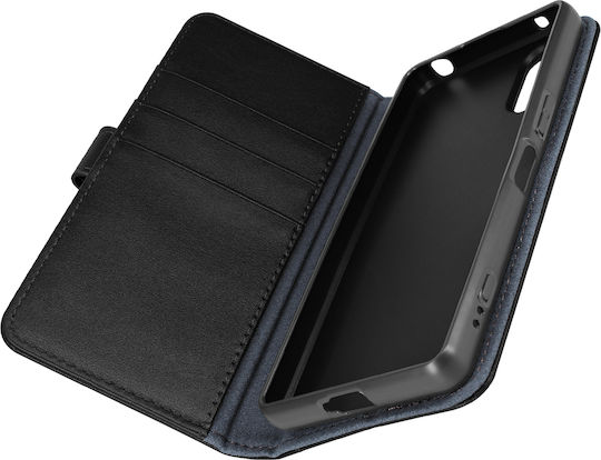 Case Sony Xperia 5 V Genuine Leather Wallet Video Support Black