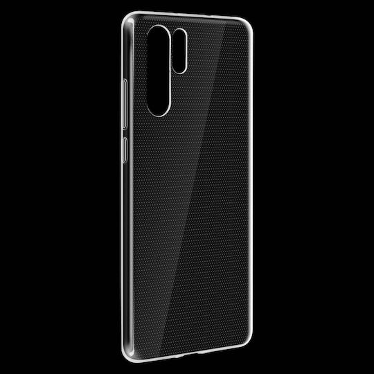 Силиконов калъф гланцов и матов заден капак Huawei P30 Pro – Прозрачен