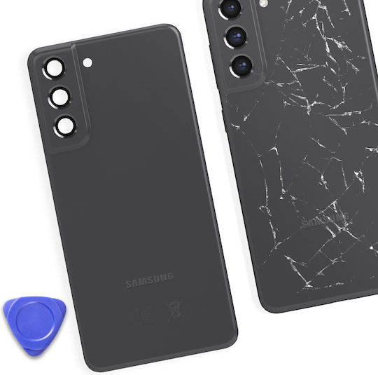 Clappio Καπάκι Μπαταρίας Μαύρο για Samsung Galaxy S21 FE