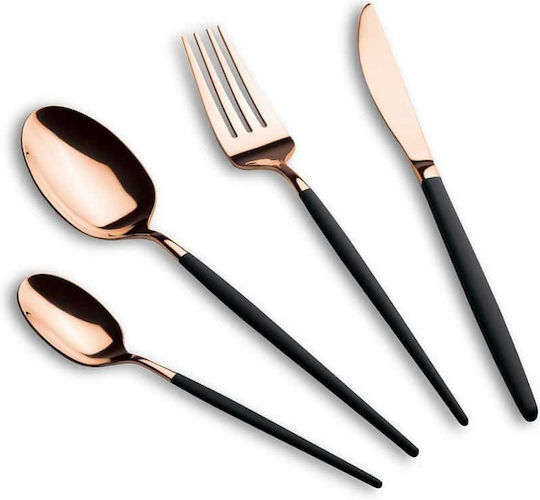 Berlinger Haus Cutlery Set Stainless Rose Gold 24pcs