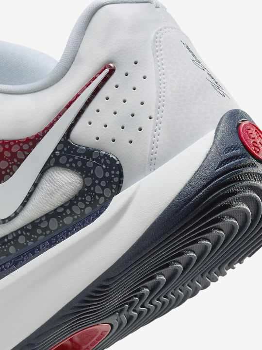 KD17 Χαμηλά Μπασκετικά Παπούτσια White / Obsidian / University Red