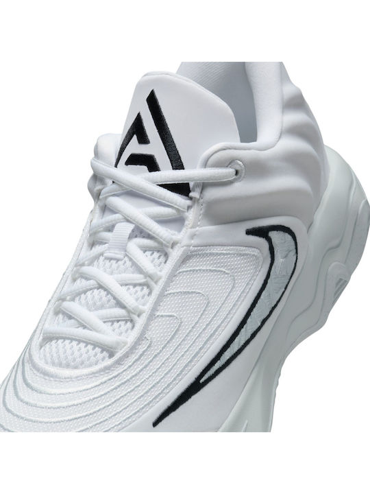 Giannis Immortality 4 Low Basketball Shoes White / Pure Platinum / Black