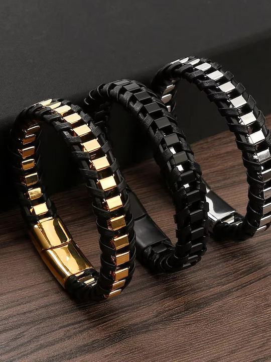 Legend Accessories Ανδρικό Βραχιόλι από Δέρμα